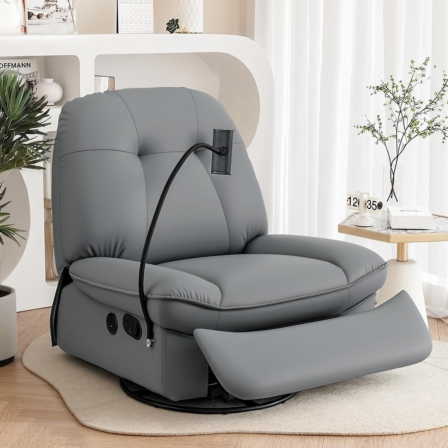Artiss Electric Lift Massage Recliner, detail view